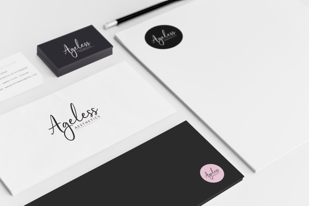 Ageless Aesthetics Branding Stationary