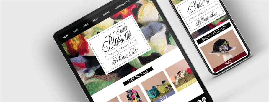 Tender Blossoms Web Design