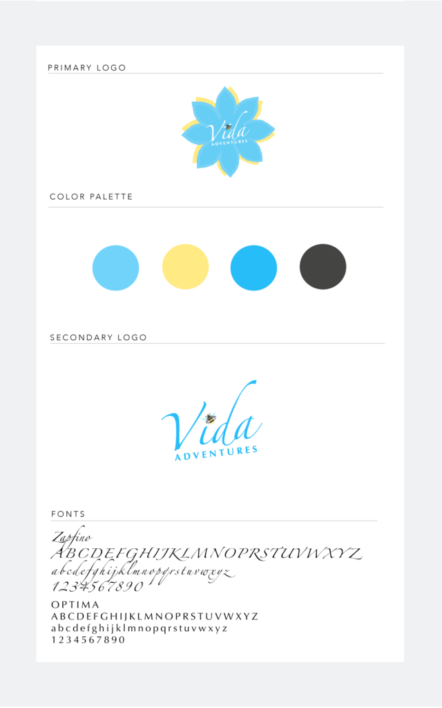 Vida Adventures Brand Style Guide